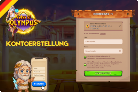 Registrierung für unseren Slot