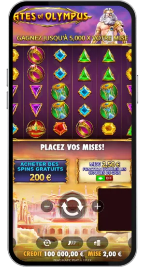 Placement des mises avant la partie